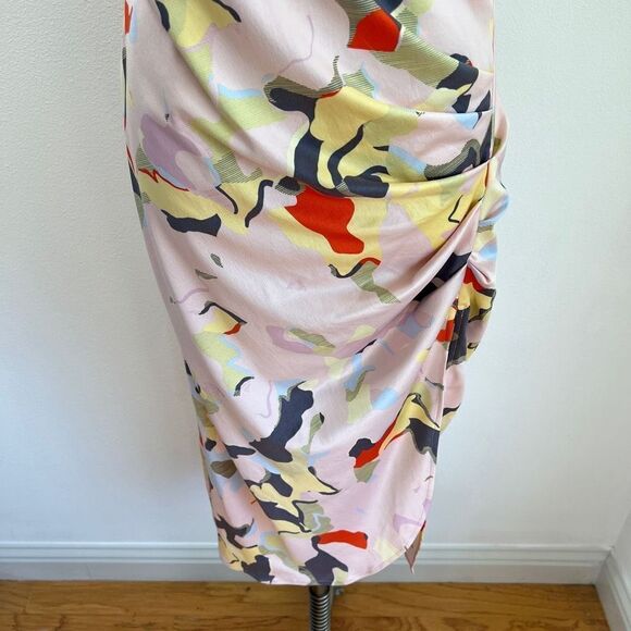 Open Edit Pink Cross Strap Dress - M - Silky Feel - Picture 5 of 16